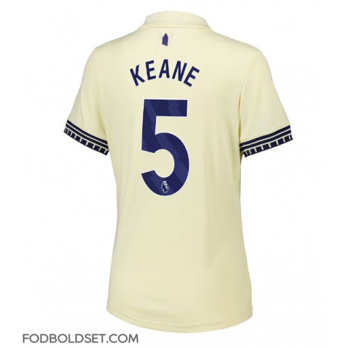 Everton Michael Keane #5 Udebanetrøje Dame 2025-26 Kortærmet